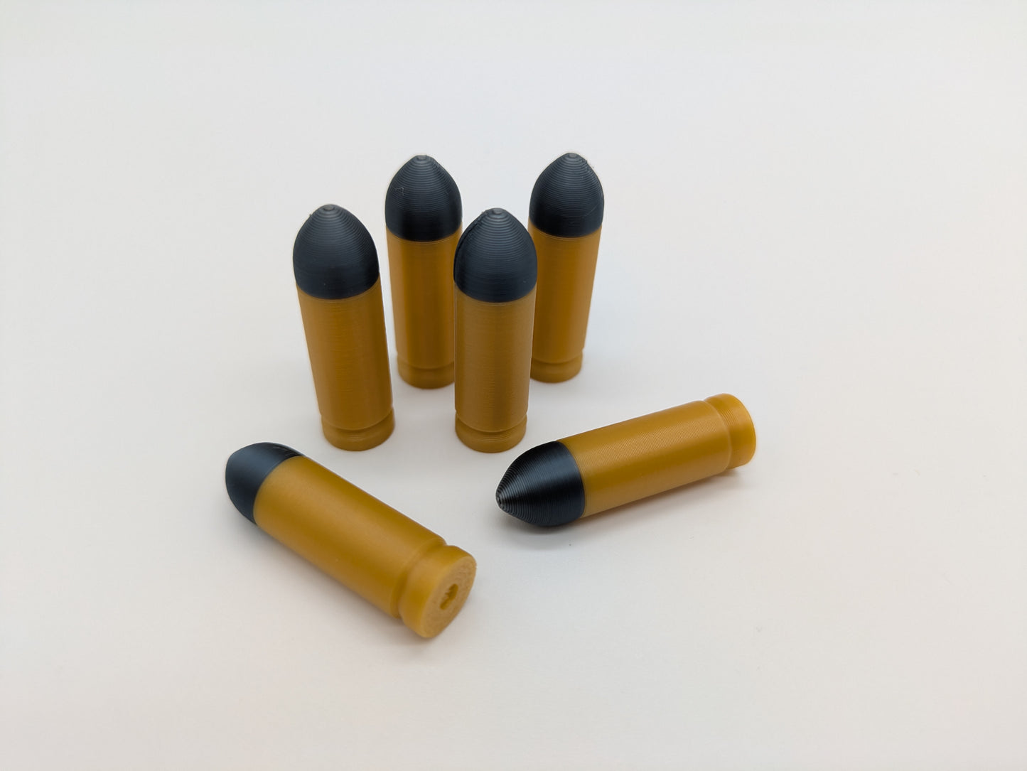 Munitions-Marker, Revolver, Patronen und Revolvertrommel