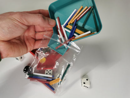 Spielsteinschale mit Schütte