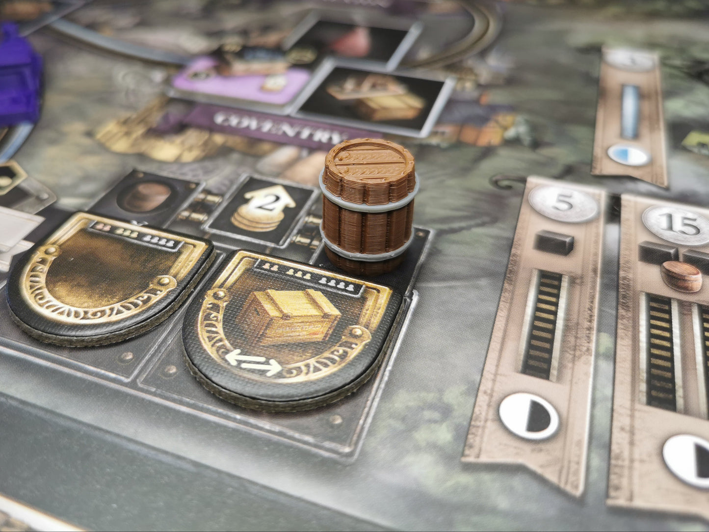 Bierfässer als Ressourcen-Token oder Lootmarker