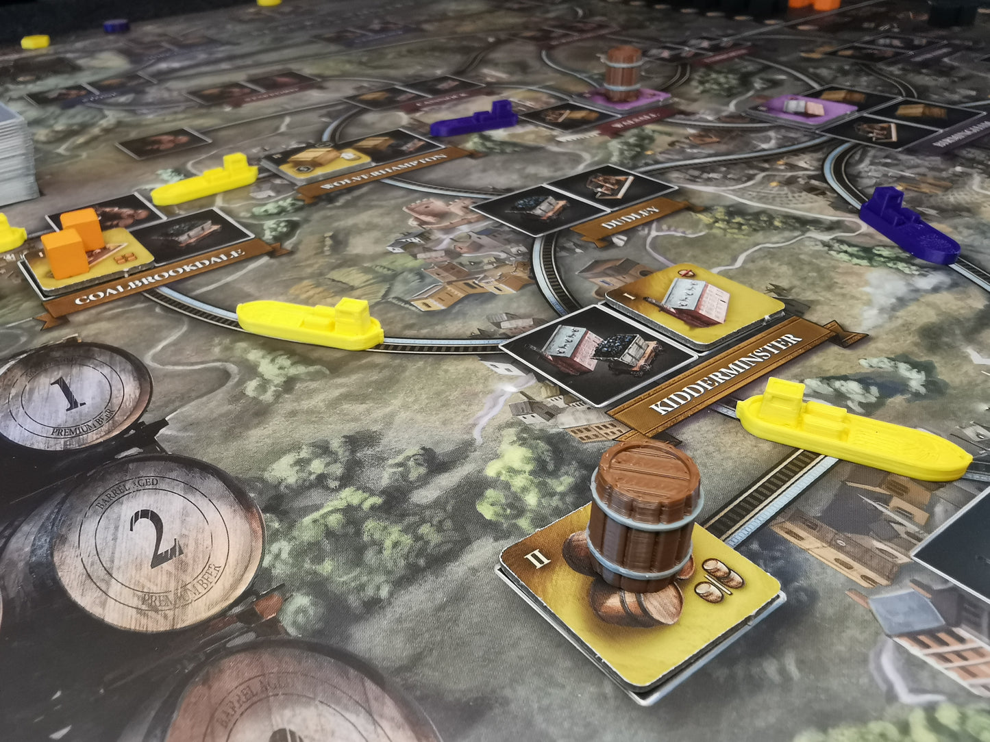 Bierfässer als Ressourcen-Token oder Lootmarker