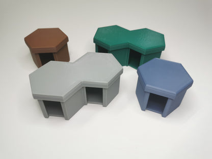 Hexfeld-Box und Aufsteller