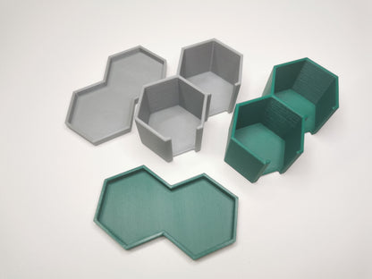 Hexfeld-Box und Aufsteller