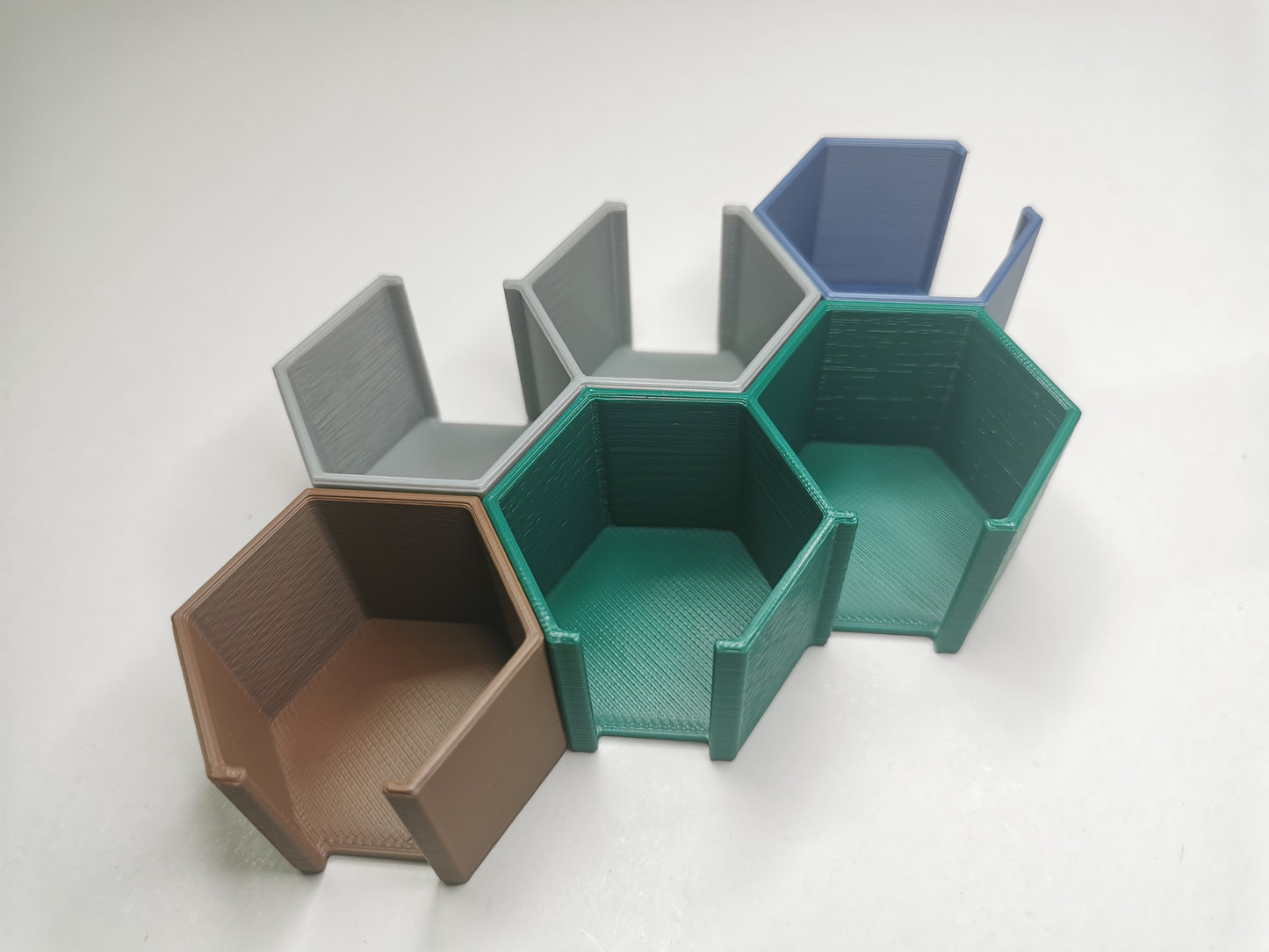 Hexfeld-Box und Aufsteller