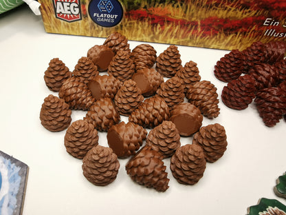 Kiefernzapfen, Pinienzapfen