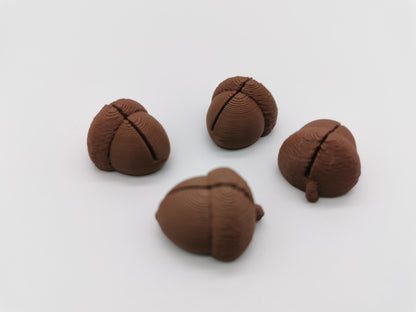 Eichel als Kartenhalter