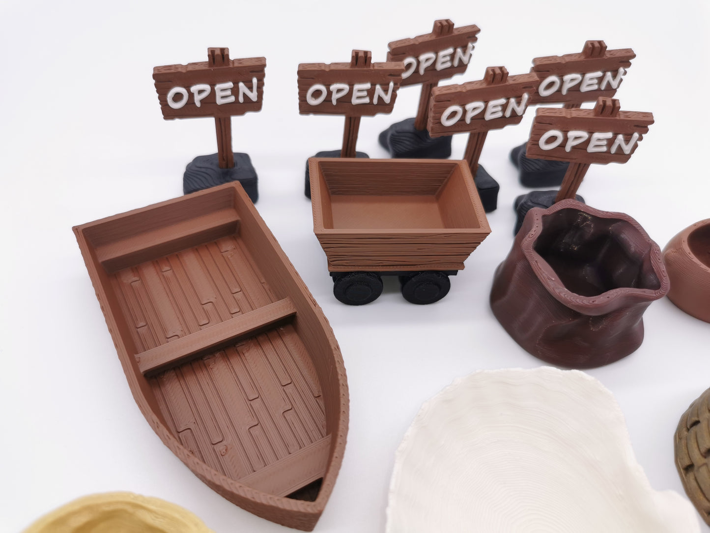 Großes Zubehörset für Grundspiel mit Erweiterung "Pearlbrook"