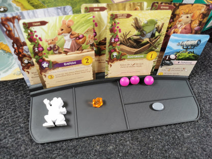 Karten- und Tokenhalter, eckig