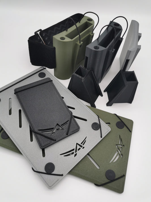 Handy- oder Tablet-Beinhalterung für Piloten - Einzelteile