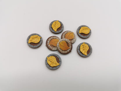 Besetzt-Marker für Grundspiel und Erweiterung "Newleaf"