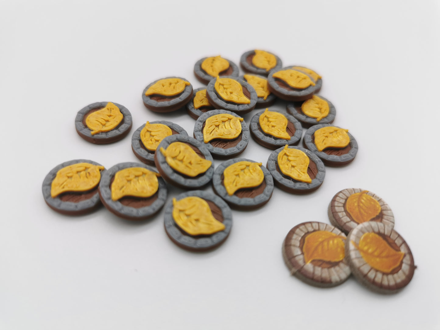 Besetzt-Marker für Grundspiel und Erweiterung "Newleaf"