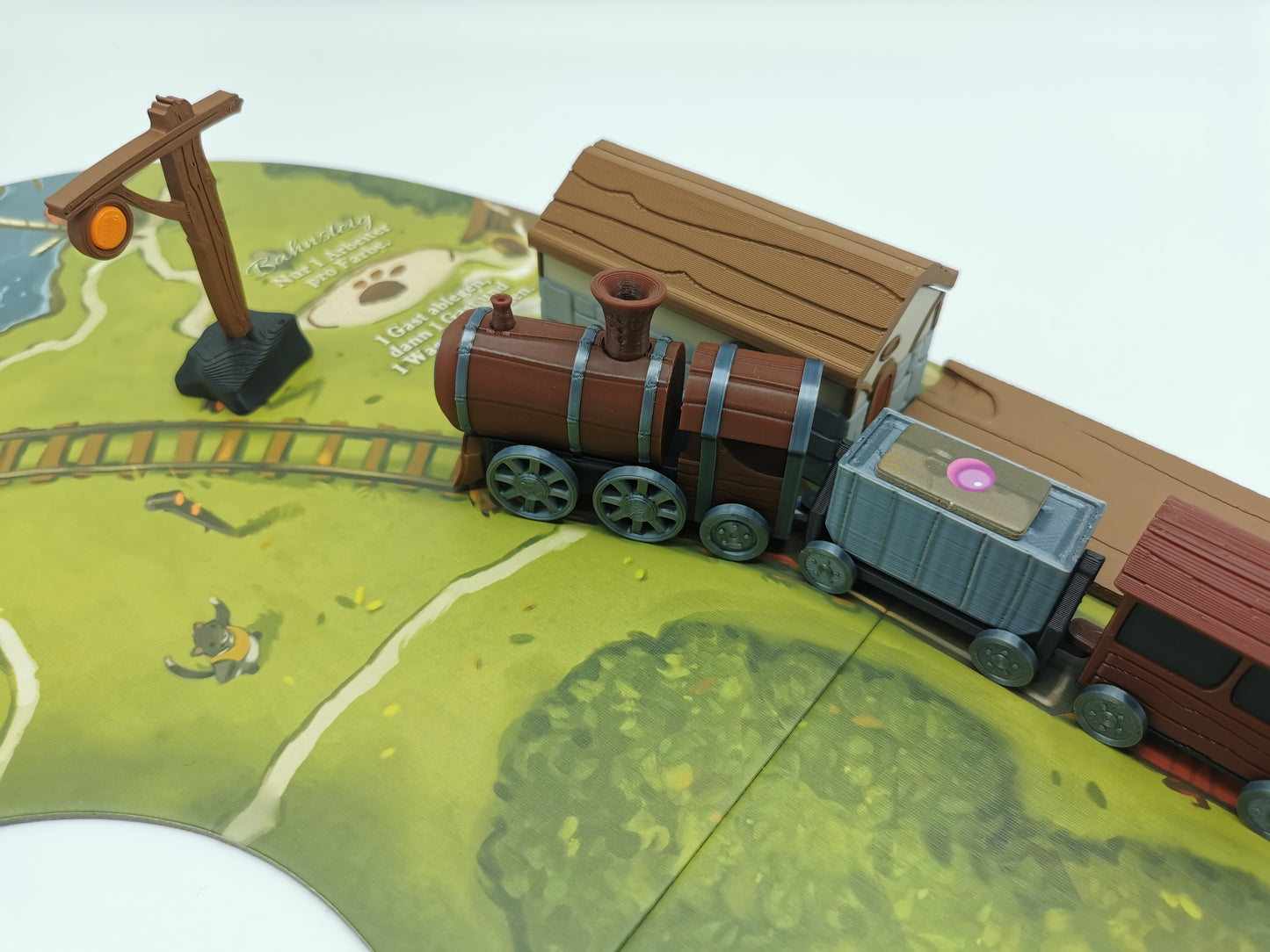 Zug und Bahnhof für Erweiterung "Newleaf"