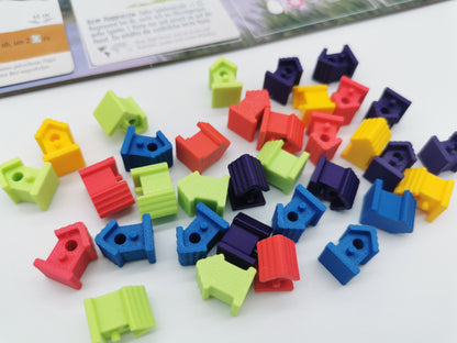 Vogelhaus-Spielsteine, Cubes