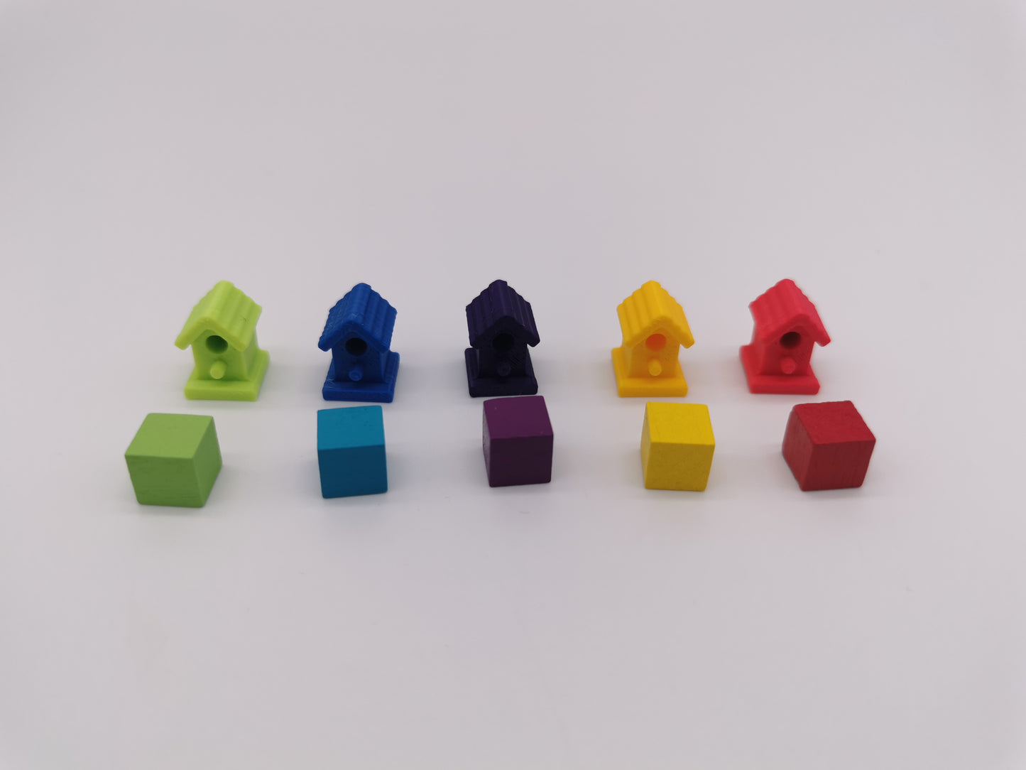 Vogelhaus-Spielsteine, Cubes