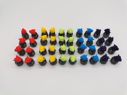 Drachen-Spielsteine, Gildenmarker, Cubes