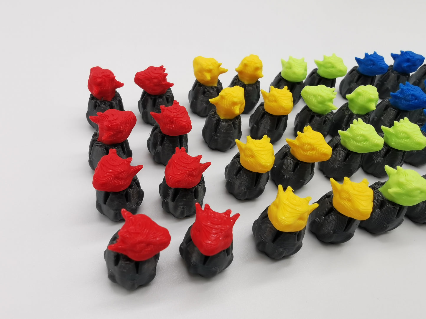 Drachen-Spielsteine, Gildenmarker, Cubes