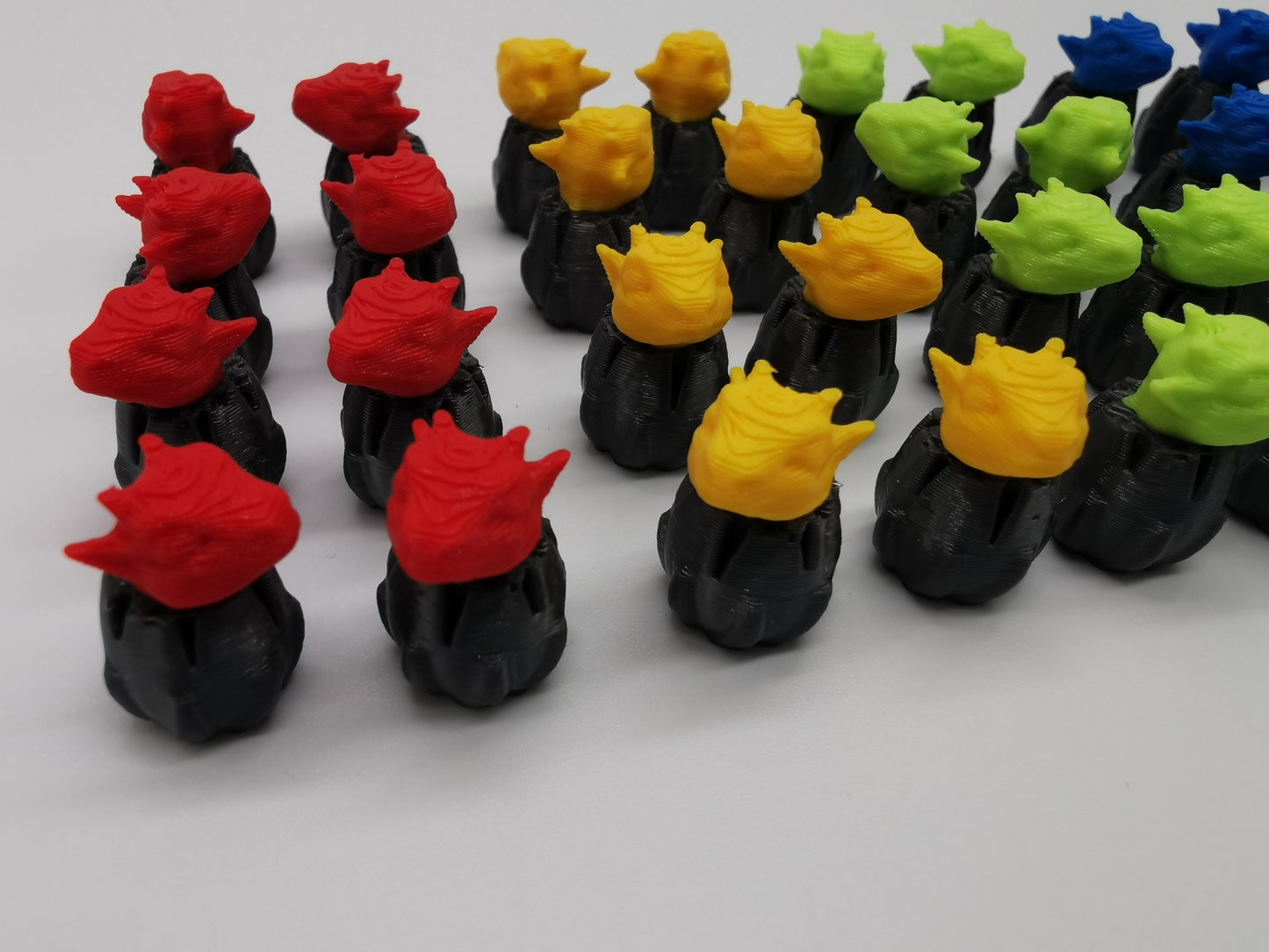 Drachen-Spielsteine, Gildenmarker, Cubes