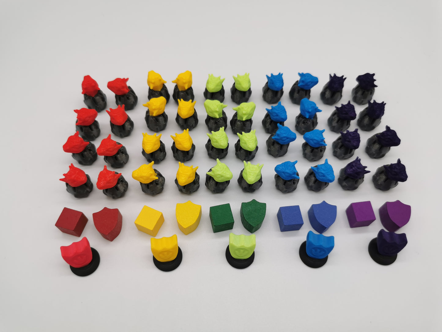 Drachen-Spielsteine, Gildenmarker, Cubes