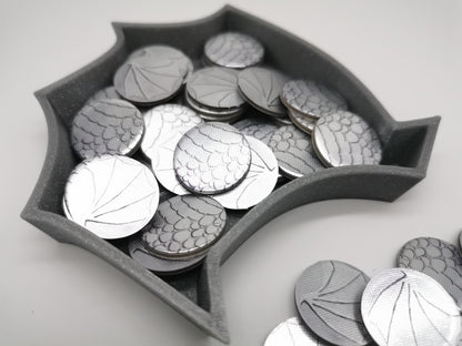 Flügelschale für Münzen