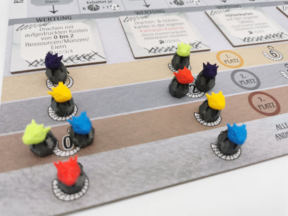 Drachen-Spielsteine, Gildenmarker, Cubes