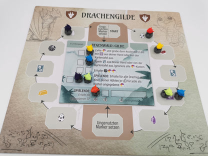 Drachen-Spielsteine, Gildenmarker, Cubes