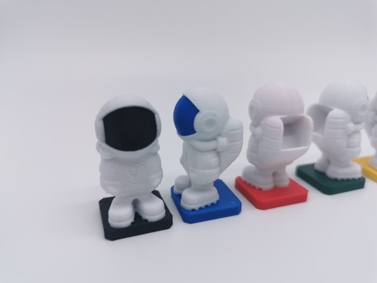 Spielermarker: Astronauten oder Mars-Rover