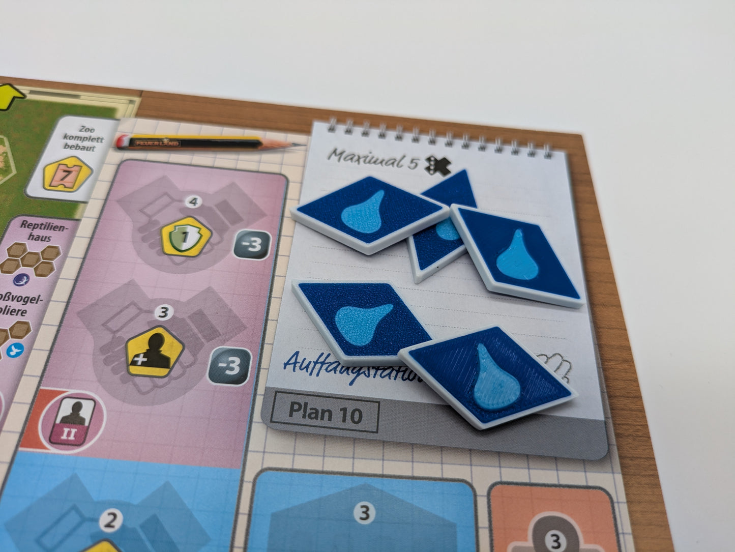 Felsen-Token und Wasser-Token