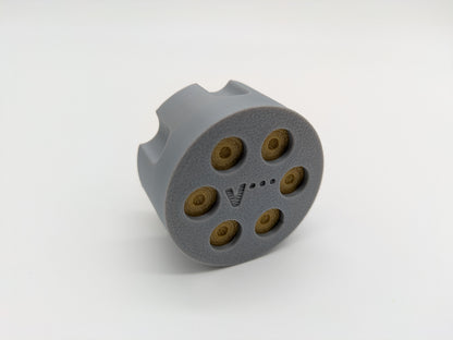 Munitions-Marker, Revolver, Patronen und Revolvertrommel