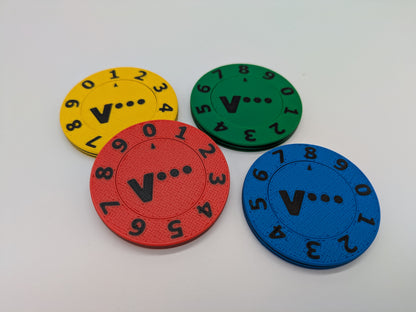 Lebenspunktezähler, Life Counter, 0-9