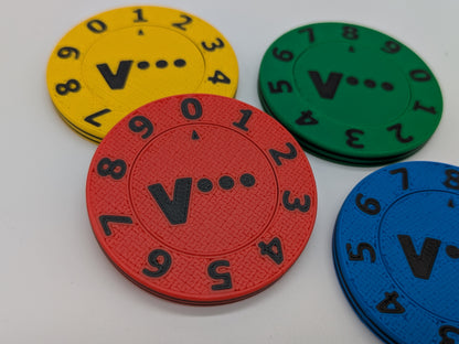 Lebenspunktezähler, Life Counter, 0-9