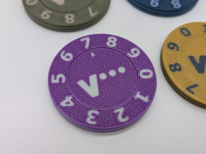 Lebenspunktezähler, Life Counter, 0-9