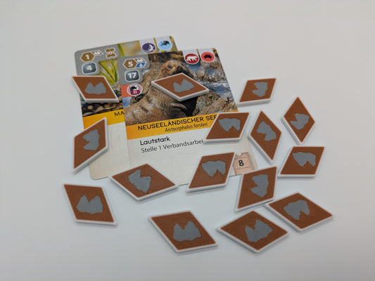 Felsen-Token und Wasser-Token