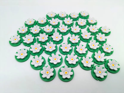 Pfotenmarker, Boote und Ressourcen-Token: Bäume, Wasserpflanzen, Samen