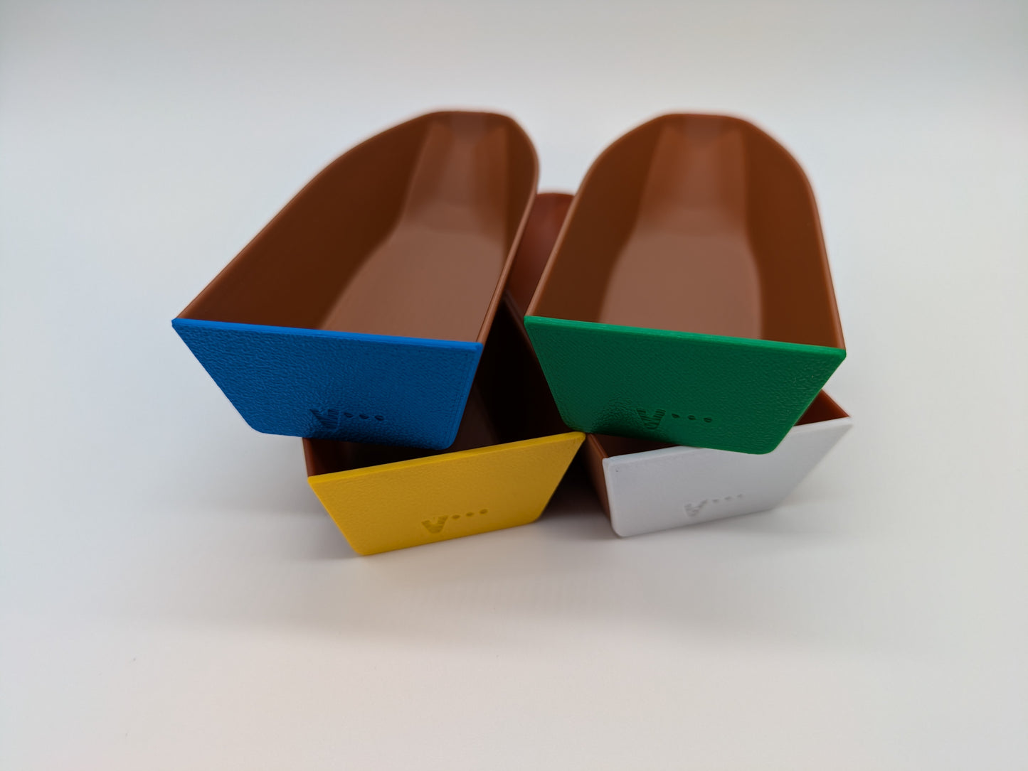 Pfotenmarker, Boote und Ressourcen-Token: Bäume, Wasserpflanzen, Samen