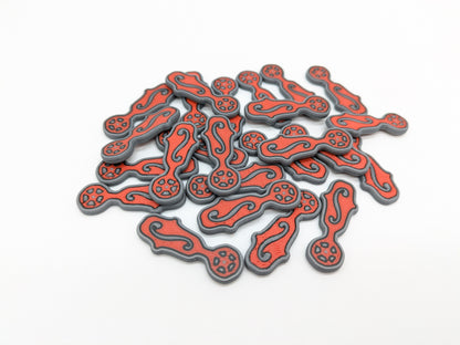 Premium Ressourcen Token und Inspirationsmarker