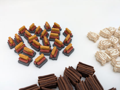 Premium Ressourcen Token und Inspirationsmarker