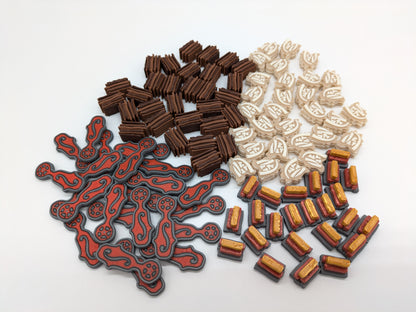 Premium Ressourcen Token und Inspirationsmarker