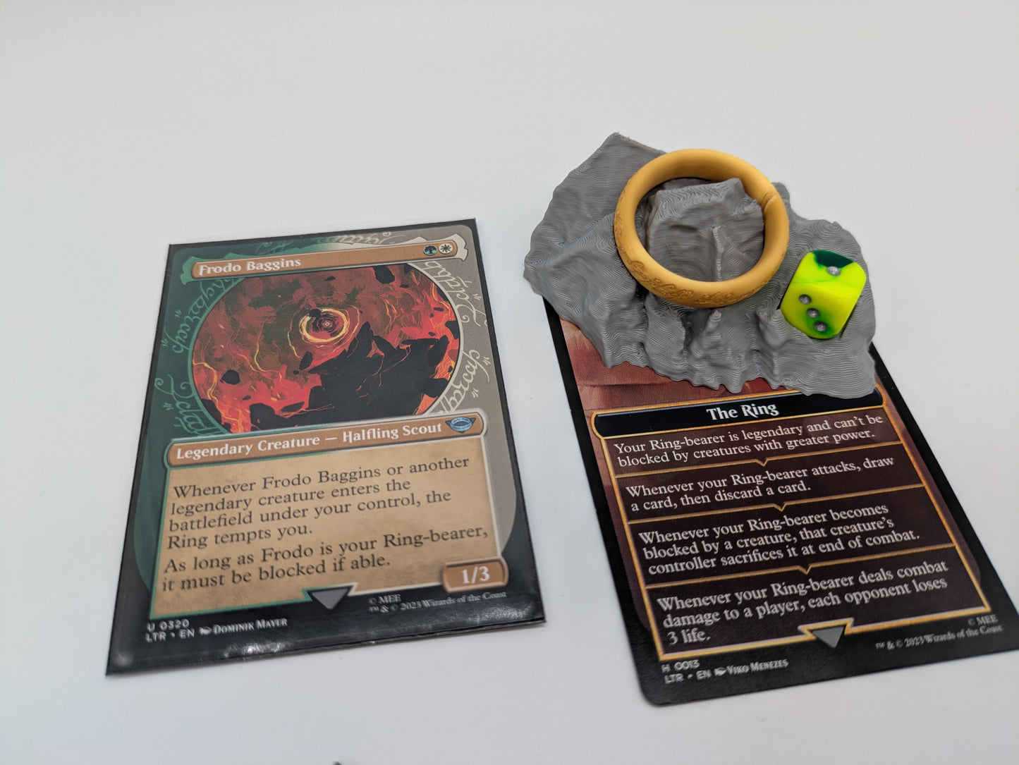 „Der Eine Ring“ - Token auf Stein