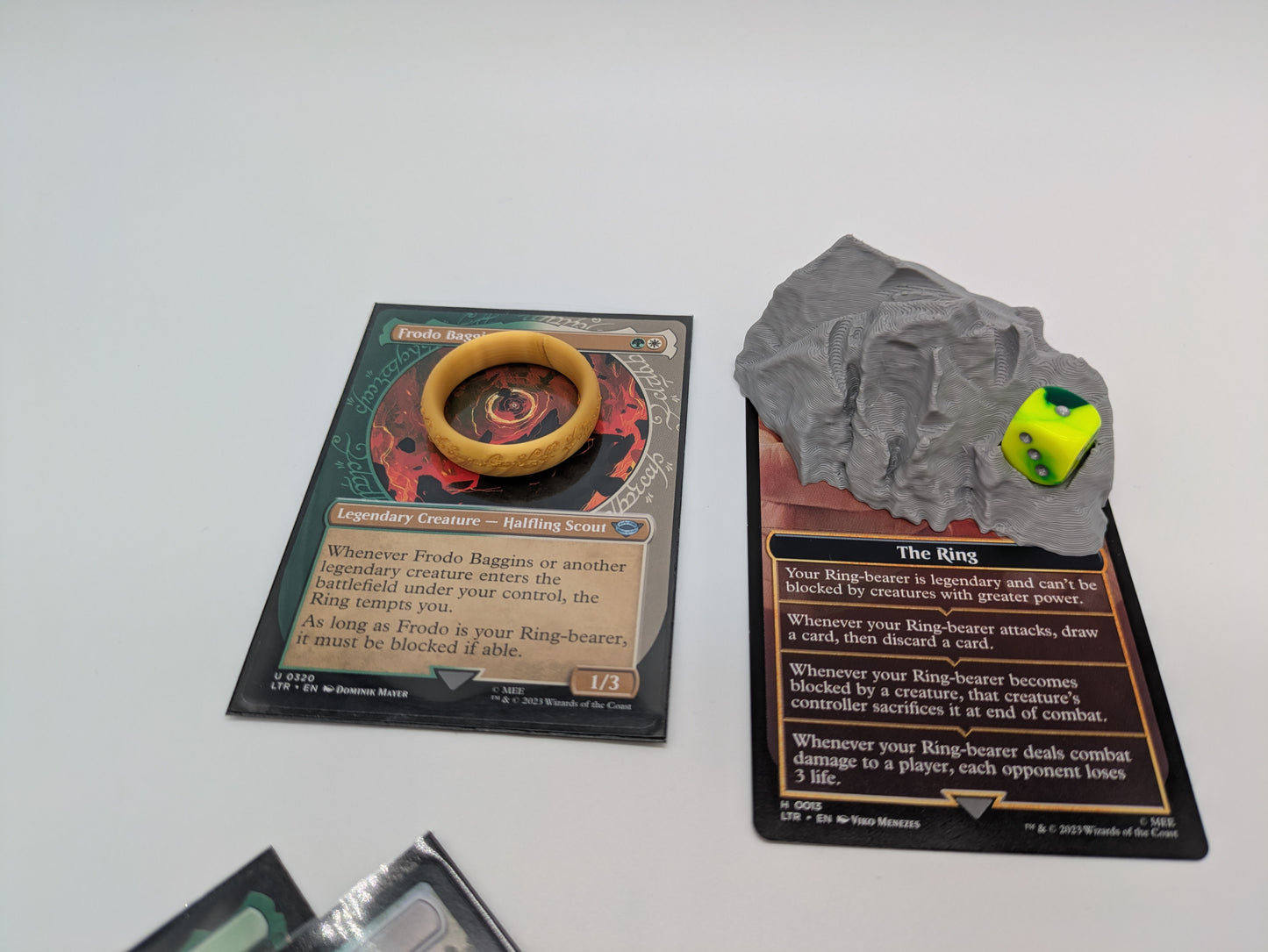 „Der Eine Ring“ - Token auf Stein