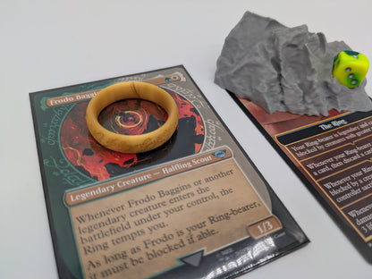 „Der Eine Ring“ - Token auf Stein