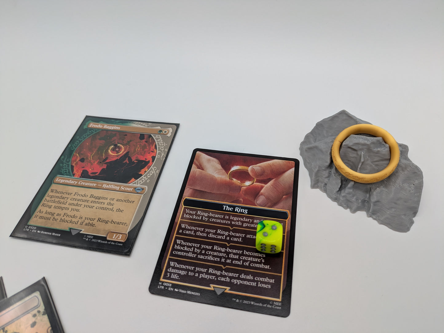 „Der Eine Ring“ - Token auf Stein