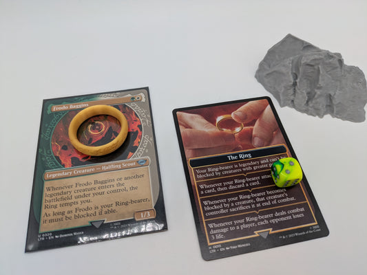 „Der Eine Ring“ - Token auf Stein